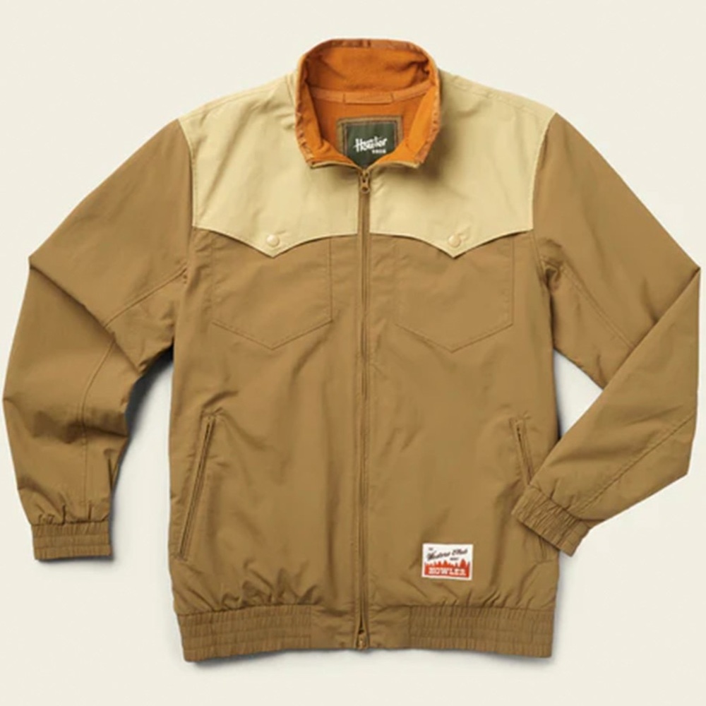 Howler Brothers Westers Club Snap Button Jacket Men’s XXL Khaki Lightweight